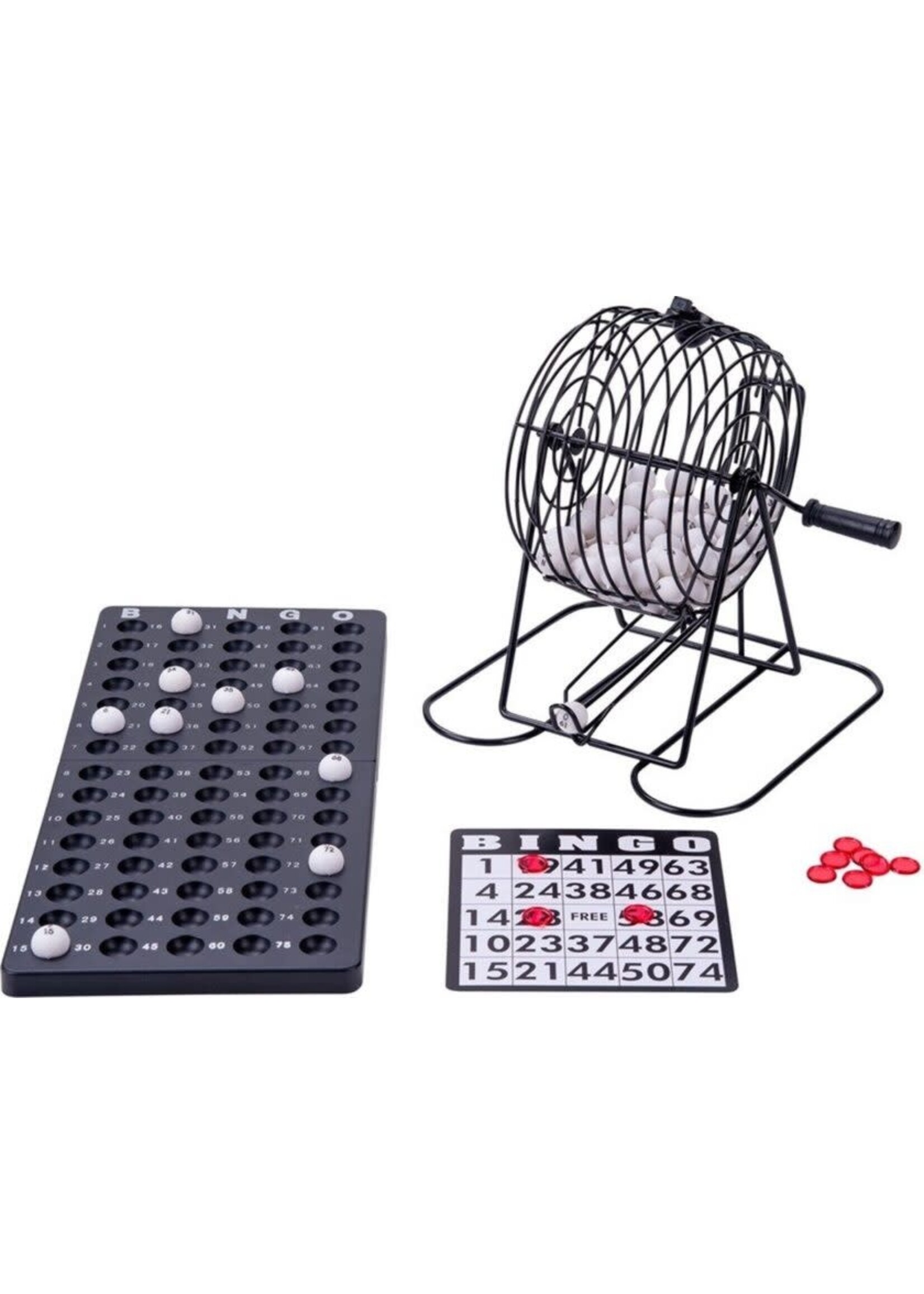 Engelhart Bingomolen zwart metaal 13.5 cm set compleet