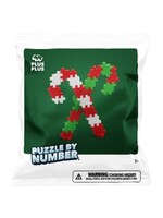 Plus-Plus Plus Plus puzzle by Number Candy Cane