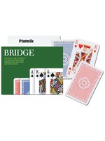 Piatnik Piatnik Bridge speelkaarten, 2-pack, hoge kwaliteit, scoreblok  en spelregels