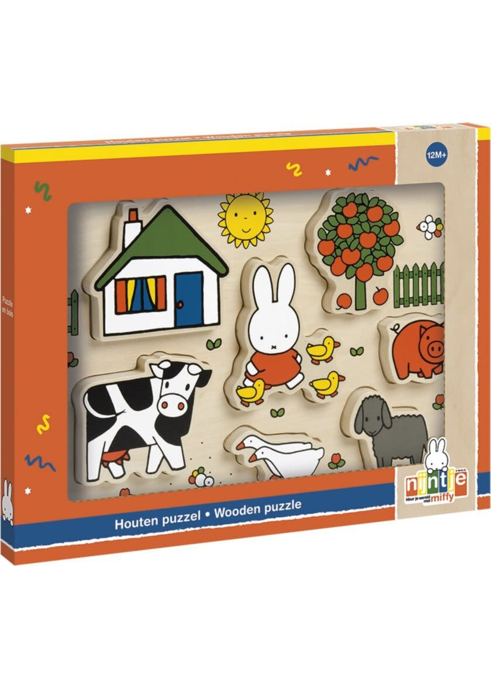 Nijntje Nijntje Vormenpuzzel (7 stukjes)