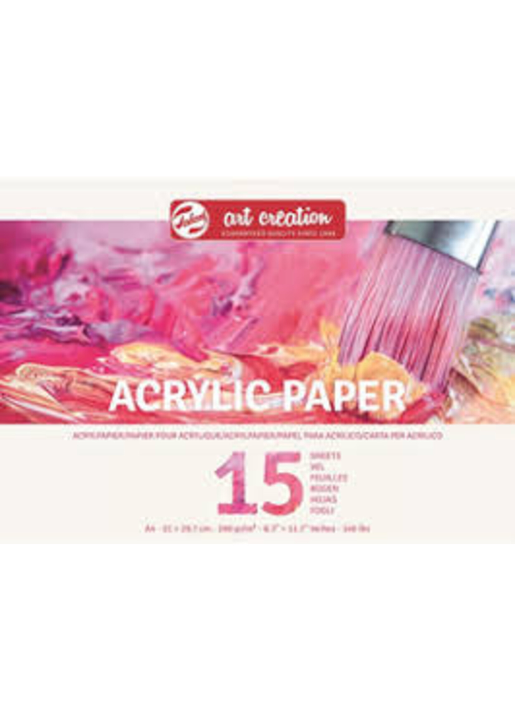 Talens Talens Art Creation Acrylpapier A4 290 g 15 Vellen