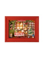 Robotime Robotime DIY Huisje Kerst, Christmas Eve Party, DP005, 17×11,4x16cm