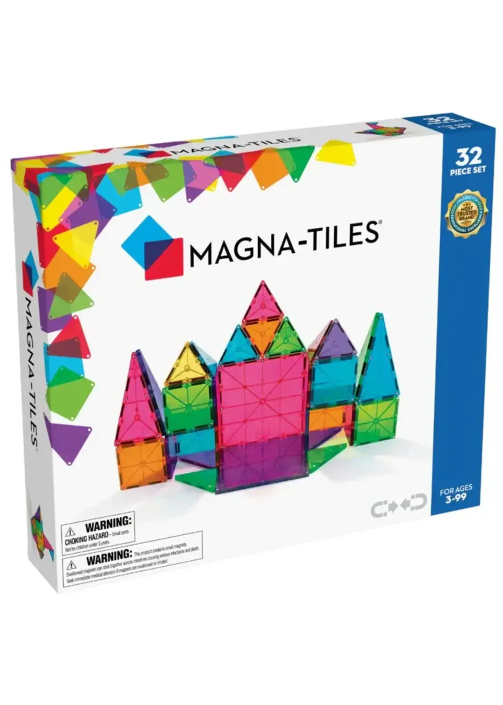 Magna-Tiles MAGNA-TILES Clear Colors 02132 32 delig