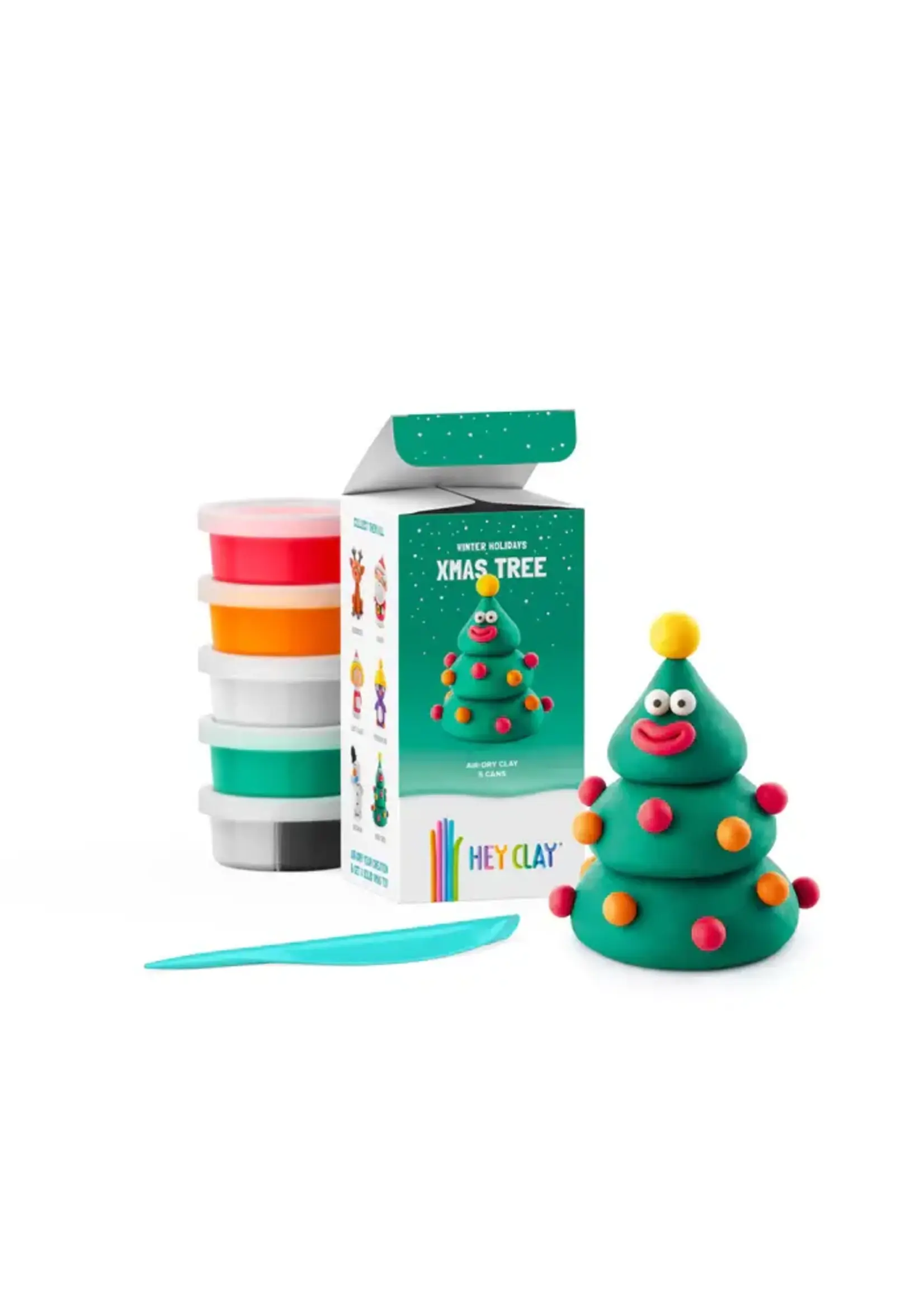 Hey Clay HeyClay - Xmas Tree - 5 cans (50192)