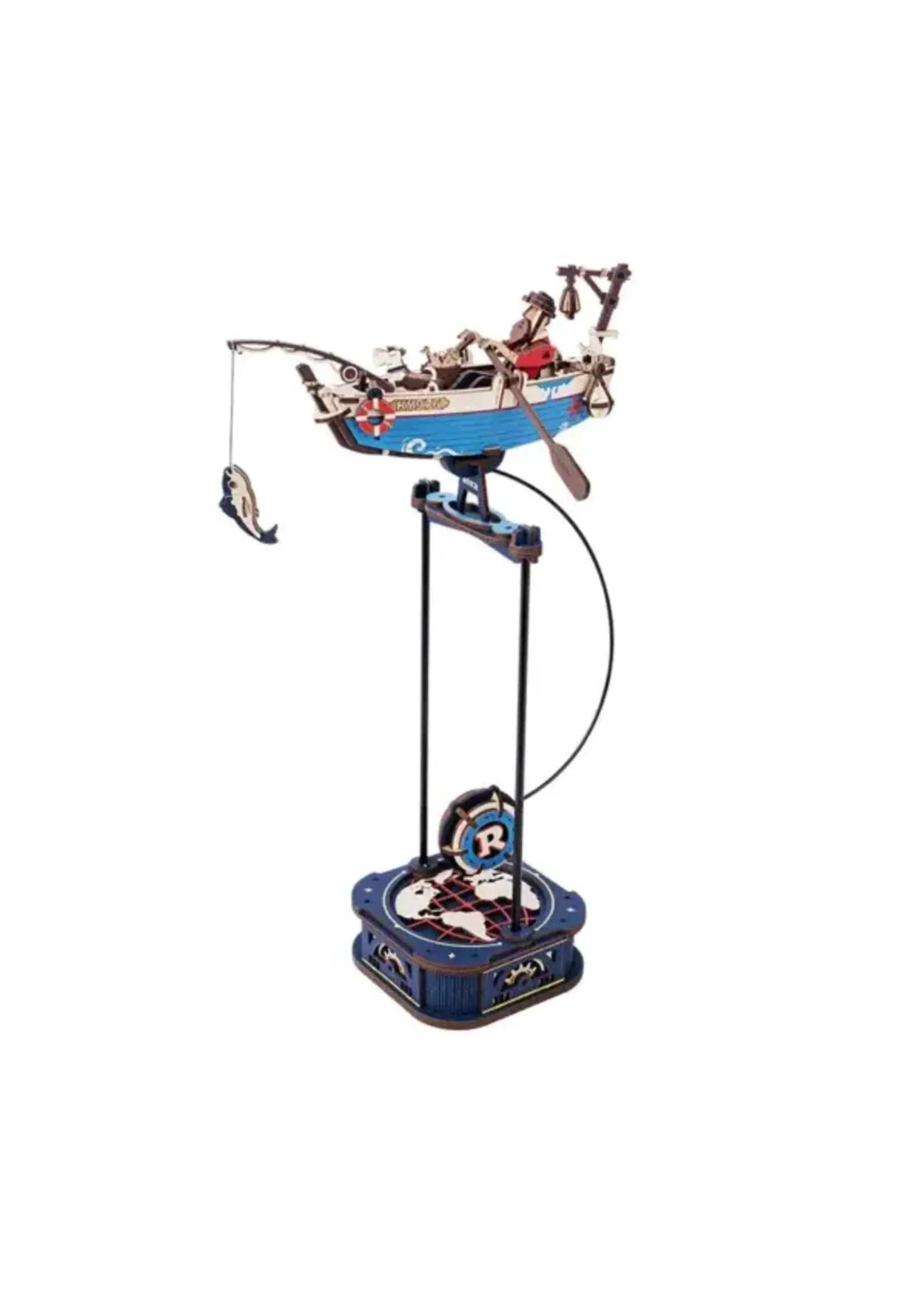 Rokr Robotime, 3D Houten Puzzel, Fisher DIY Pendulum MCD02