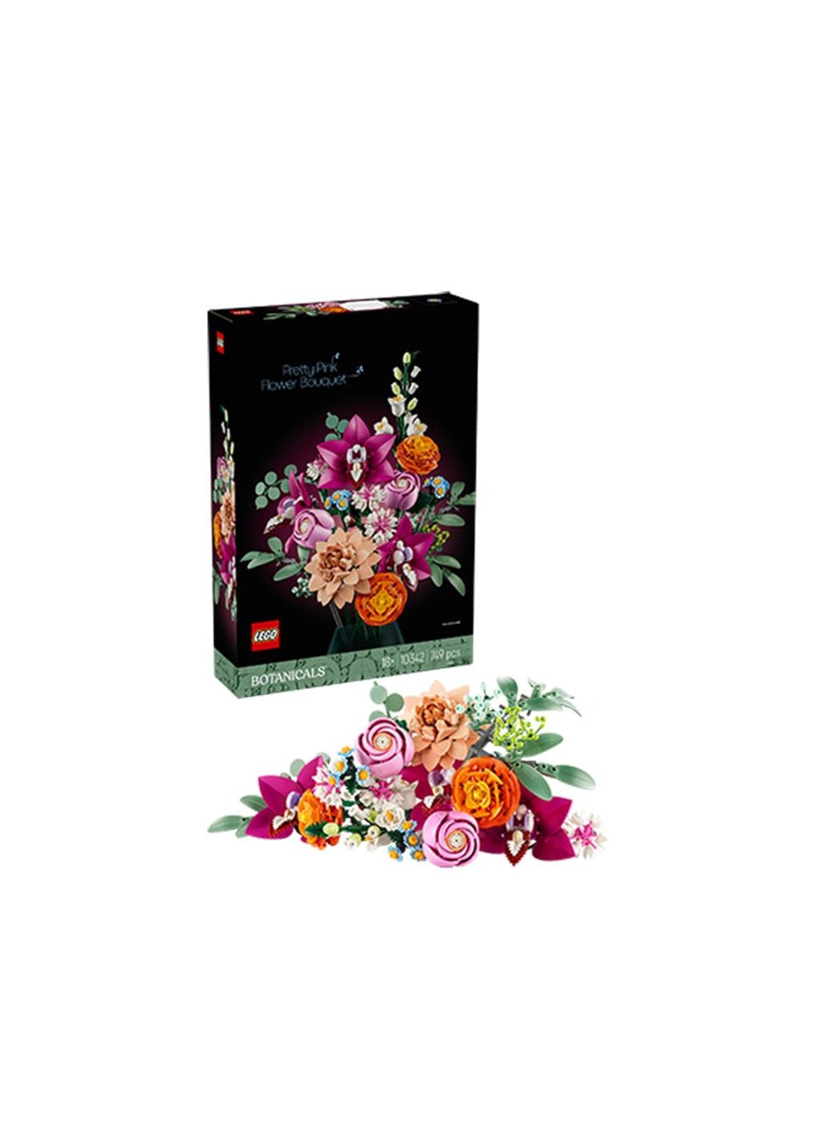 Lego Lego 10342 Icons Botanical Roze Boeket