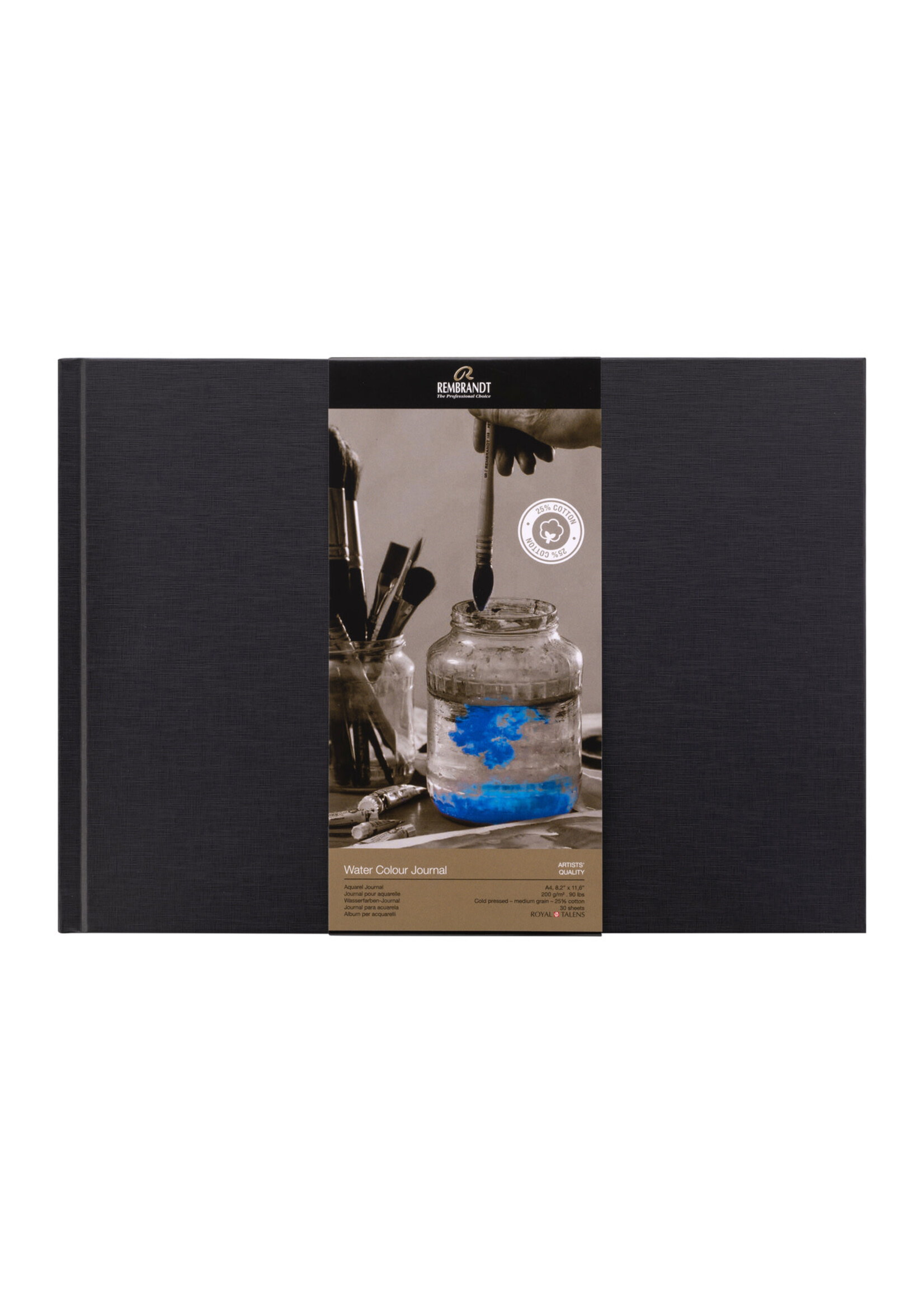 REMBRANDT Rembrandt Aquarel schetsboek A4 (25% katoen) | 21 x 29,7 cm, 200 g, 30 vellen