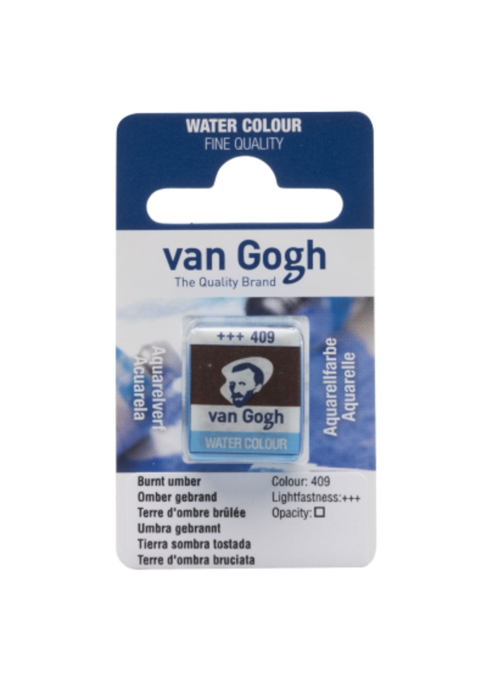 VAN GOGH Van Gogh Aquarelverf Napje 1 piece Omber Gebrand 409