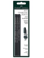 Faber-Castell Faber-Castell Houtskool  Pitt Monochrome 3 stuks