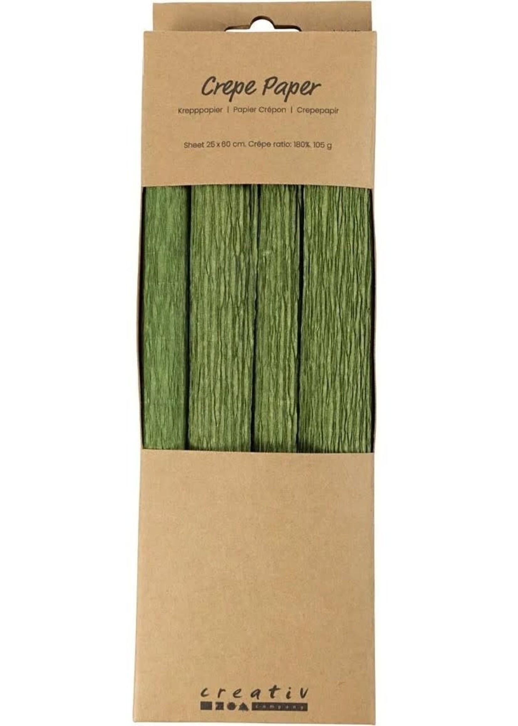 CChobby CC Crêpepapier Groen 4 vel