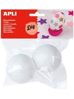 Apli Apli Piepschuimballen 60mm  2 stuks