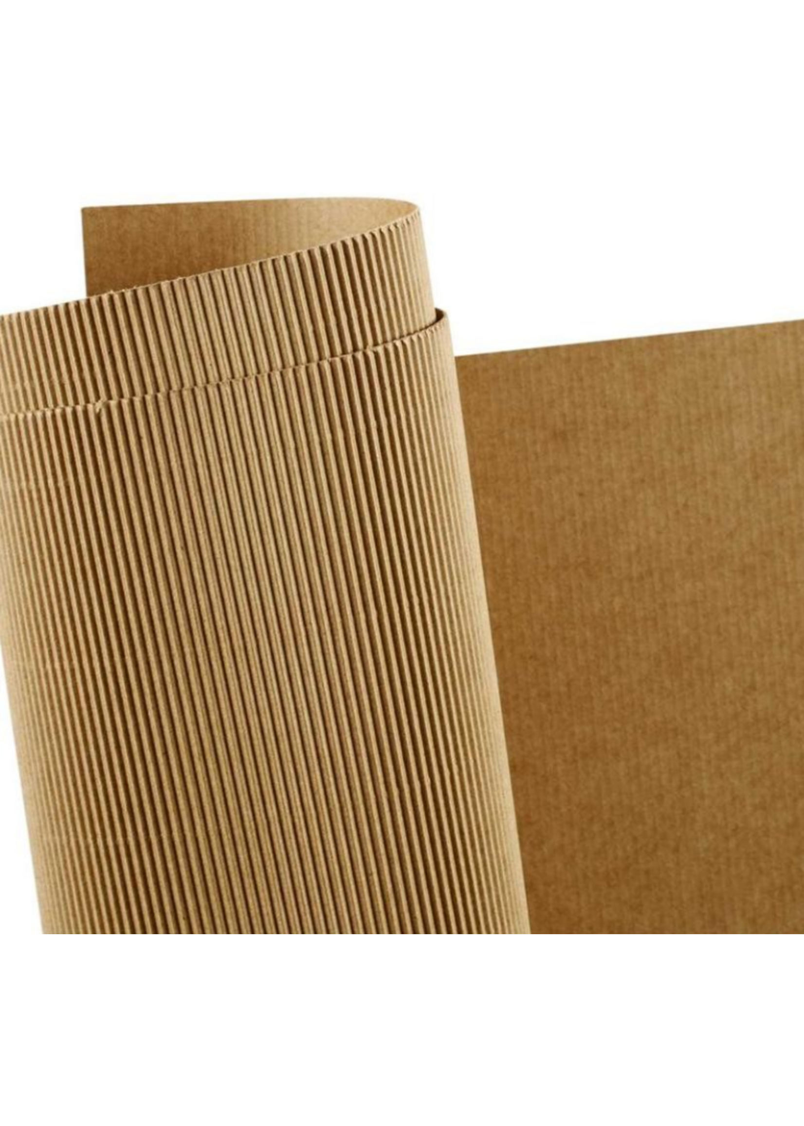 CChobby CC Ribbelkarton Bruin 25x35 cm 10 vel