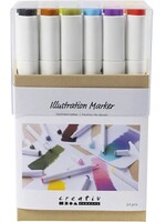 CChobby CC Alcoholmarker Pastelkleuren, 24 Stuk