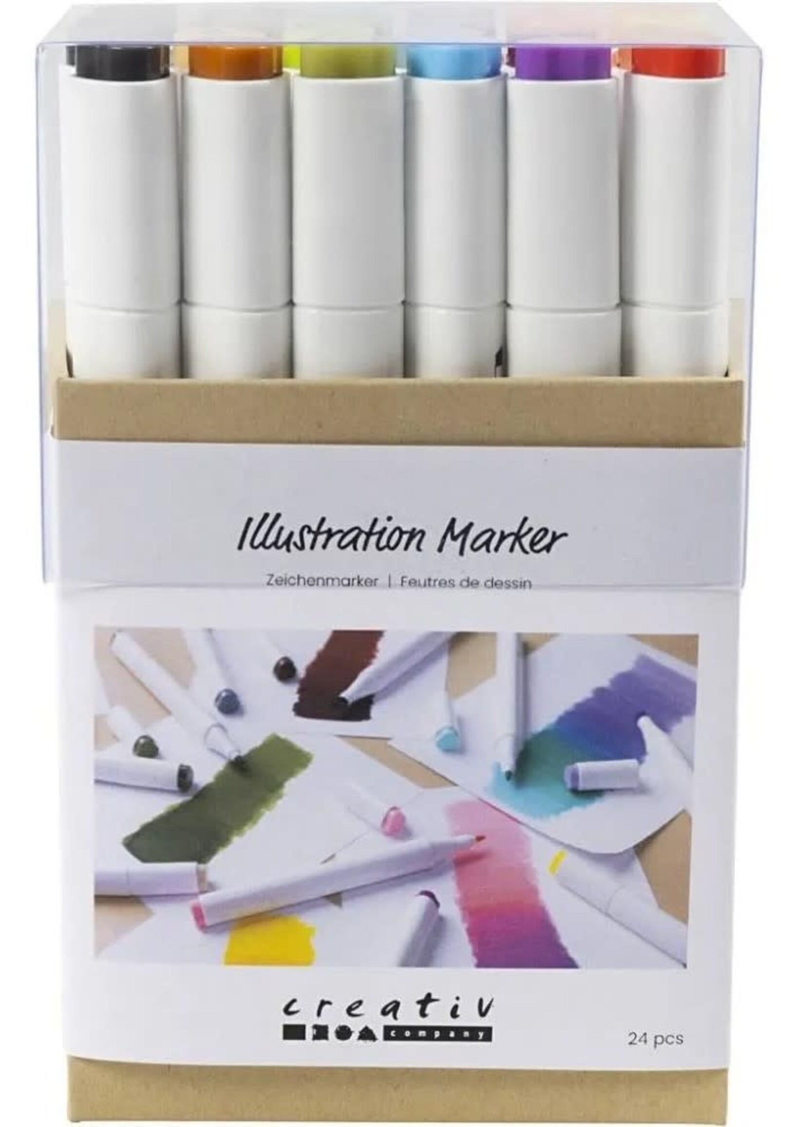 CChobby CC Alcoholmarker Pastelkleuren, 24 Stuk