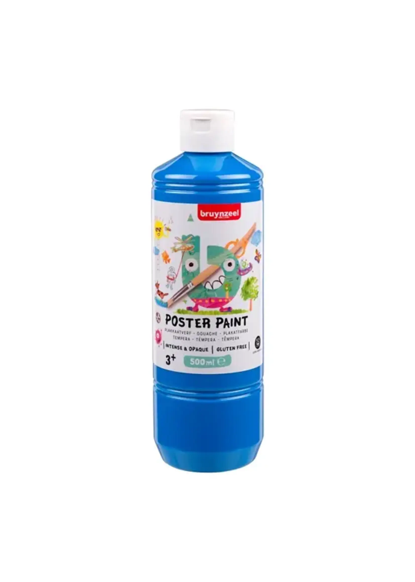 BRUYNZEEL Bruynzeel Poster Paint 500ml Lichtblauw