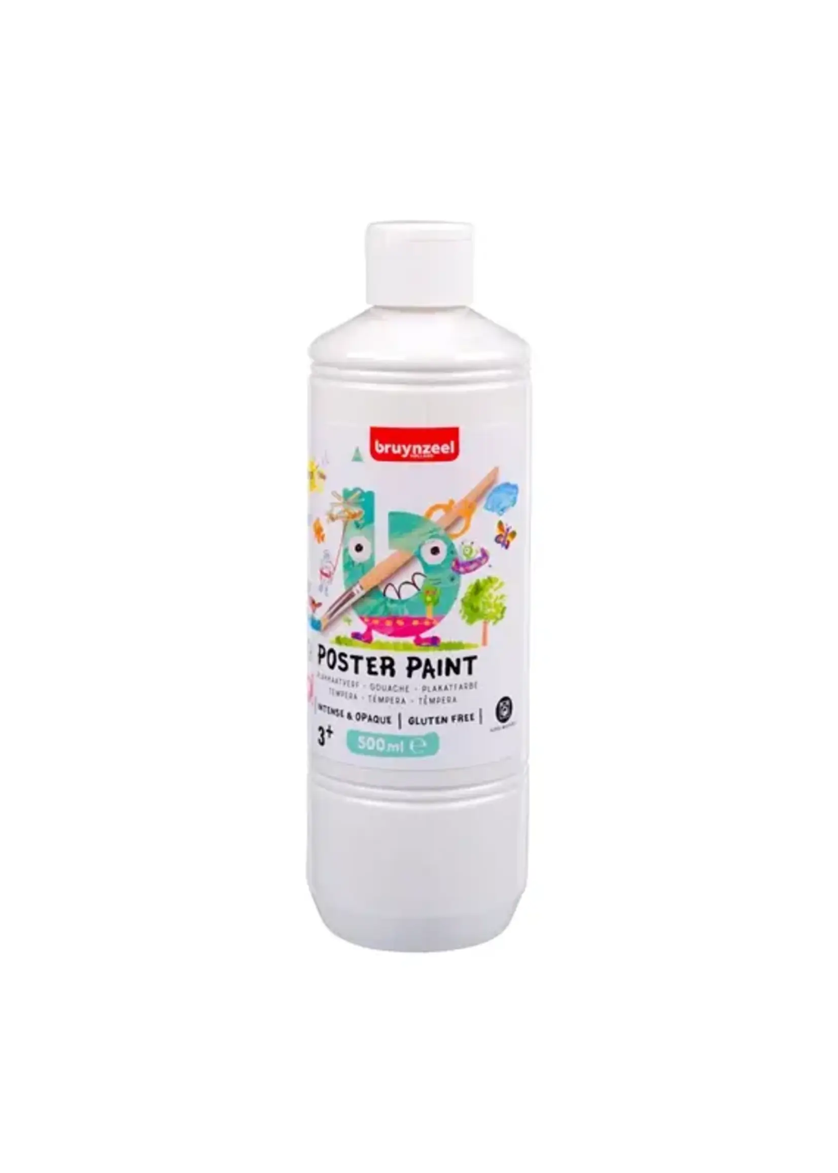 BRUYNZEEL Bruynzeel Poster Paint 500ml Wit