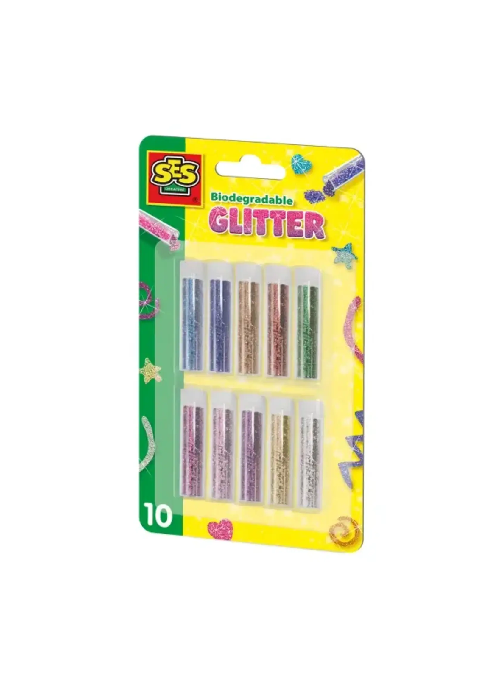 SES SES 00252 Biodegradable Glitter 10 kleuren