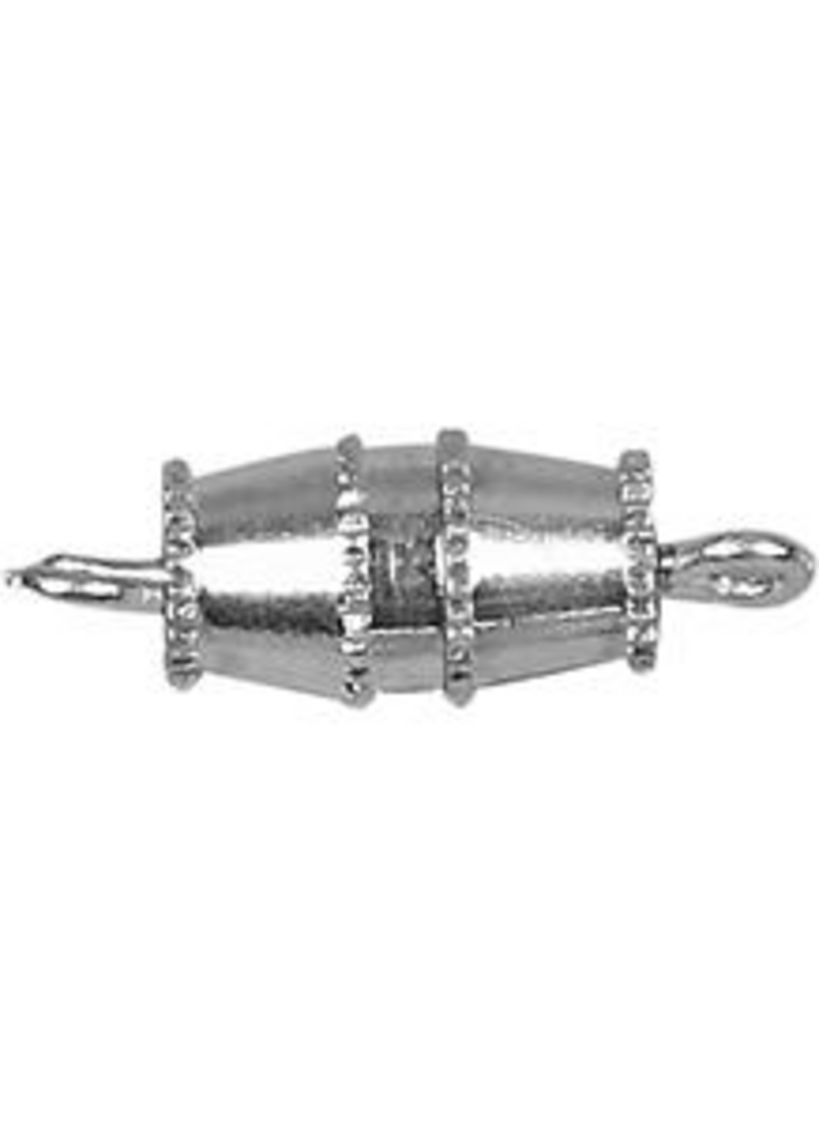 CChobby CC Draaisluiting 16 mm Zilver 10 stuk