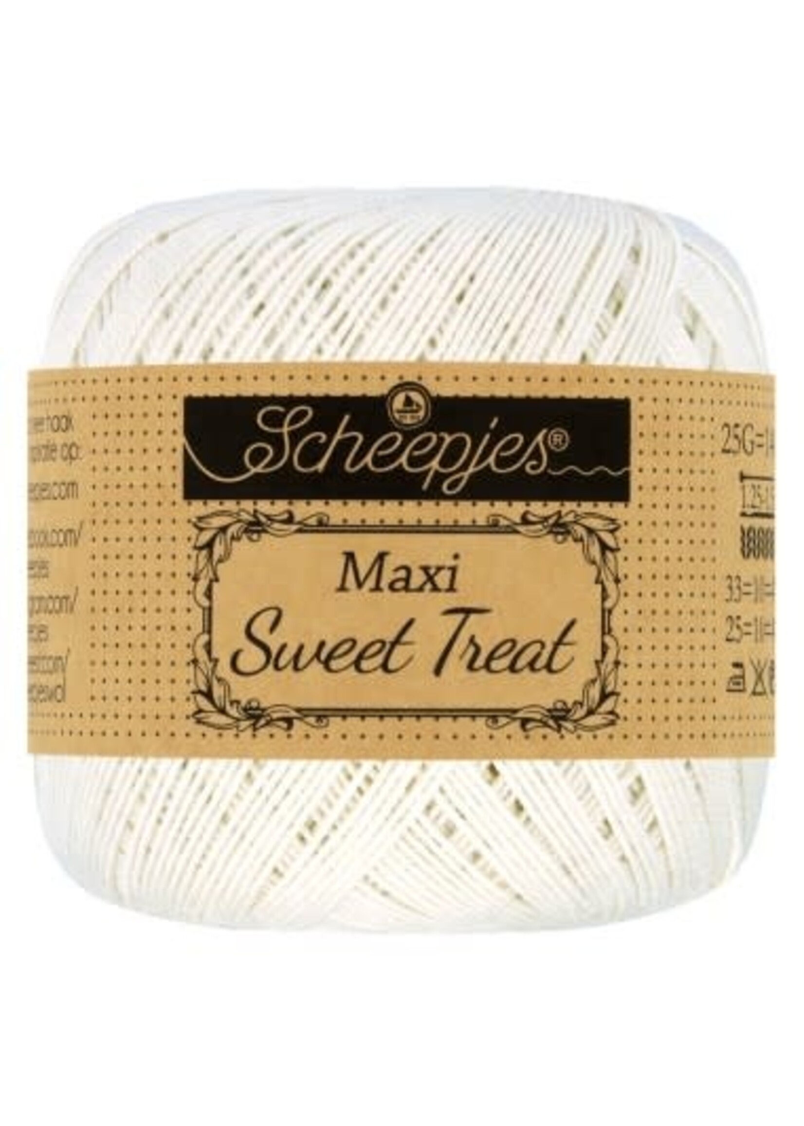 Scheepjes Scheepjes Maxi Sweet Treat 10x25g - 105 Bridal White