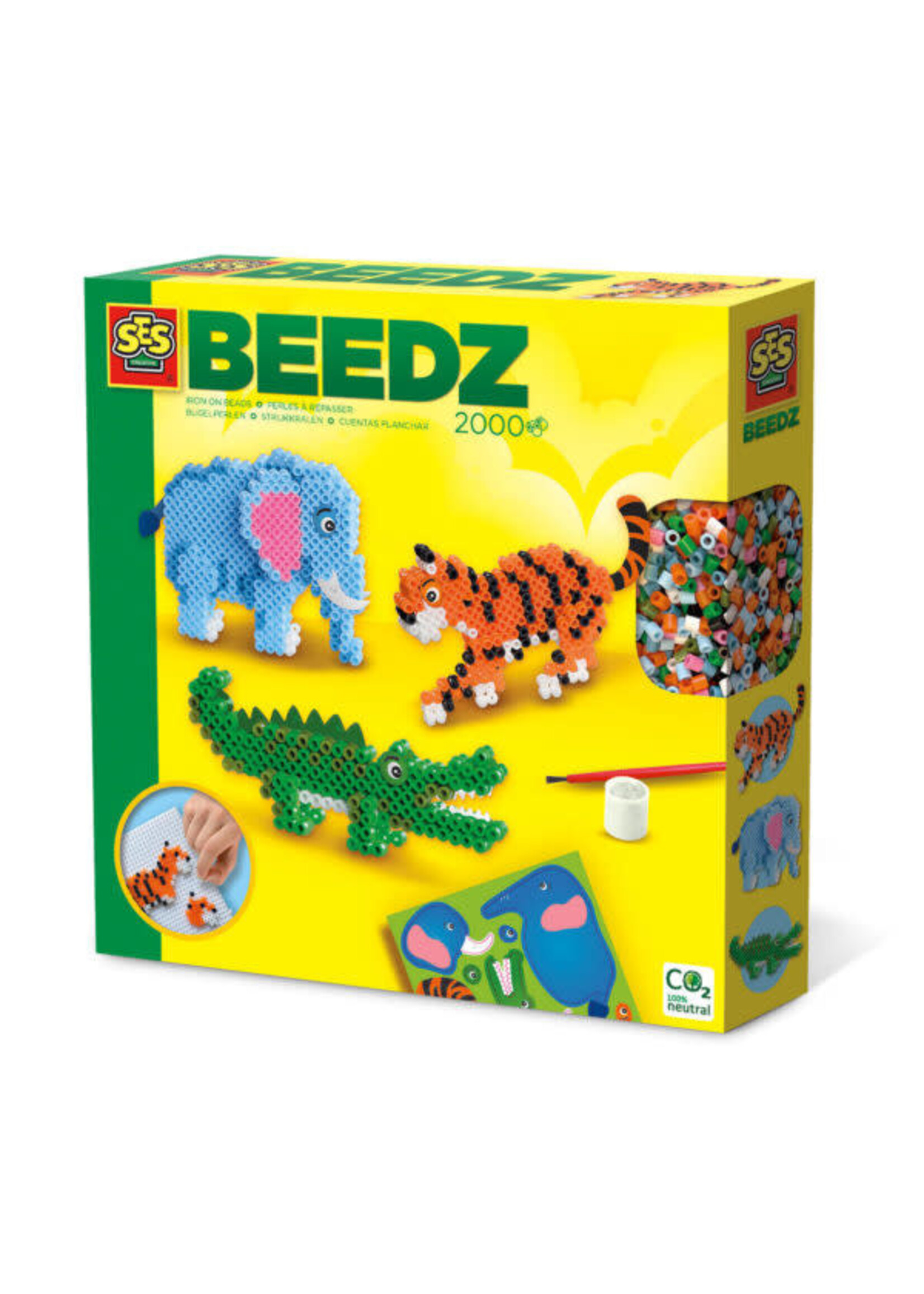 SES SES Strijkkralen Safari dieren