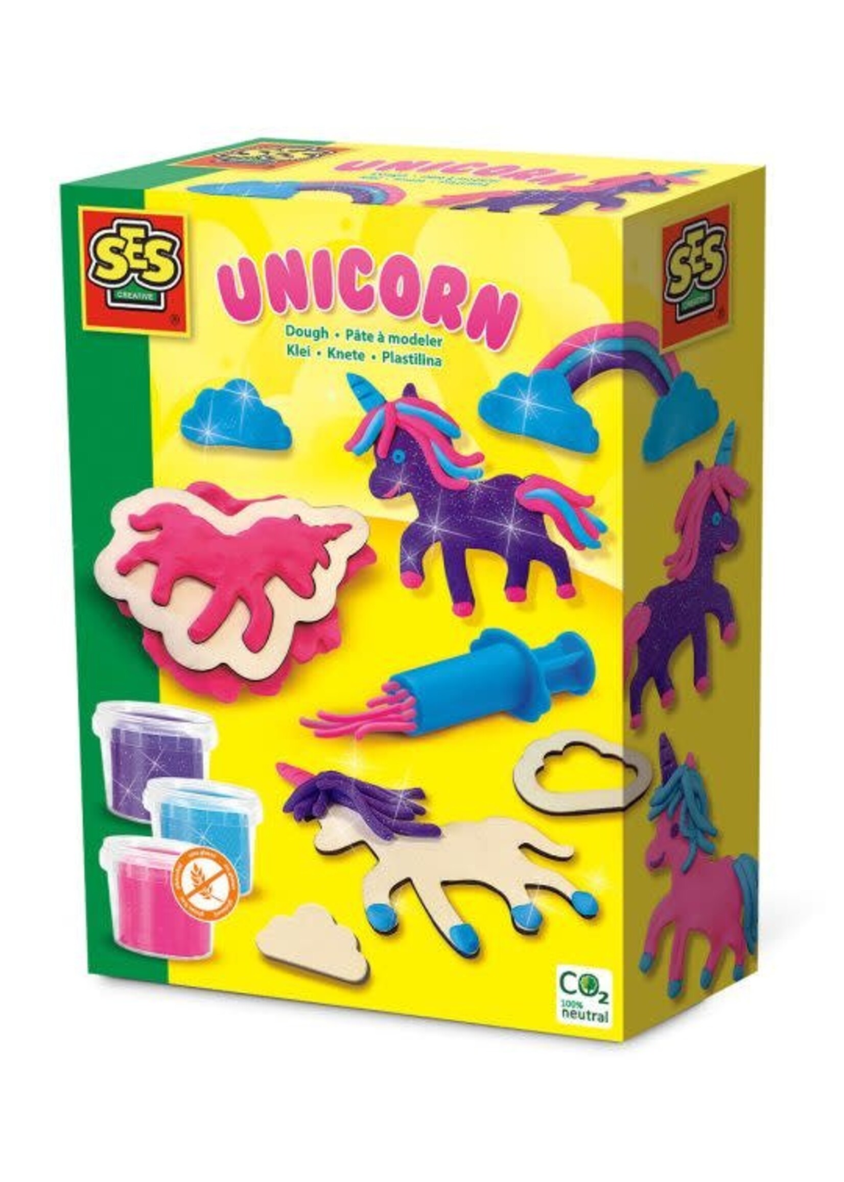SES SES klei - unicorns neon glitter
