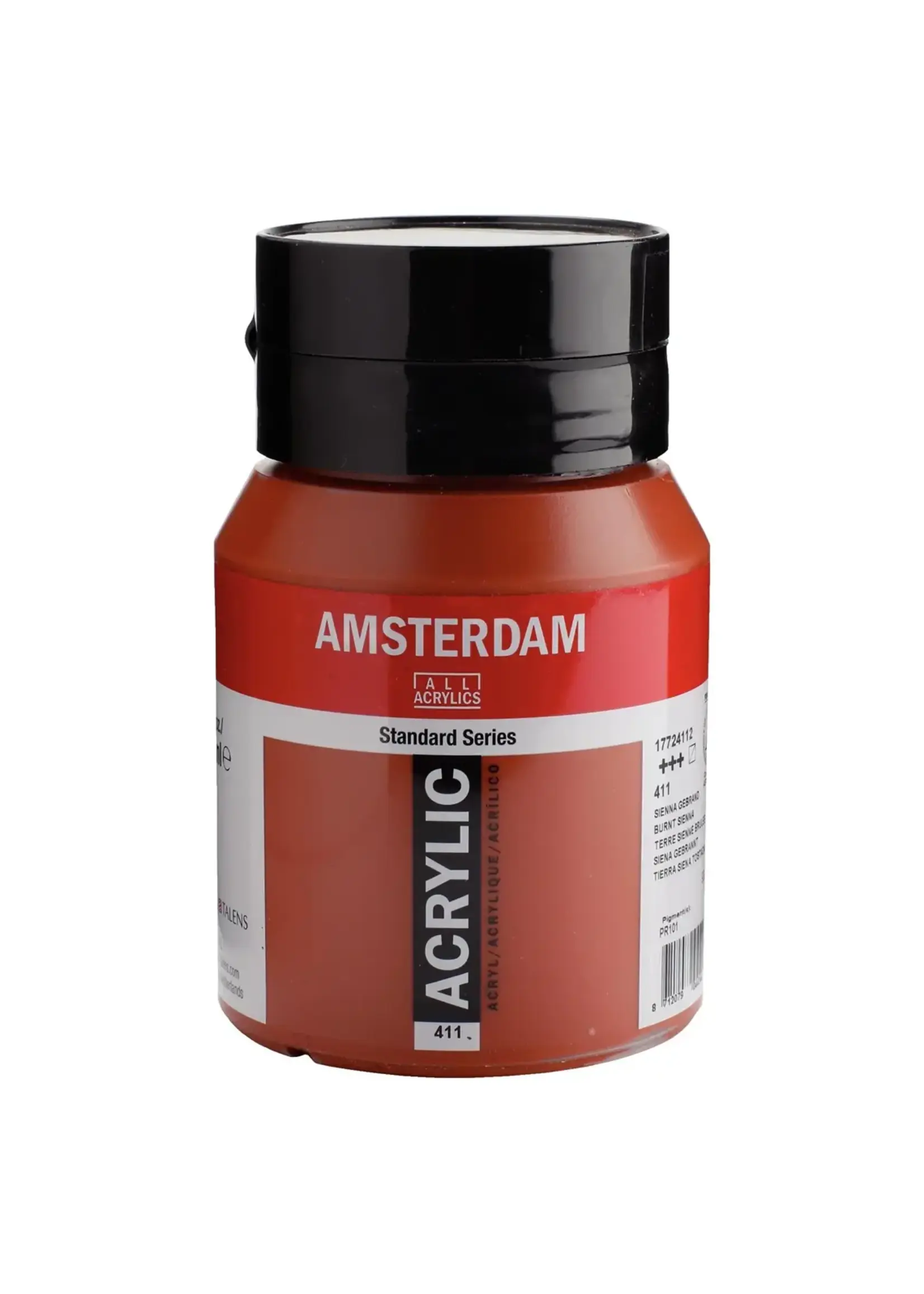 Talens Amsterdam Amsterdam Standard Series Acrylverf Pot 500 ml Sienna Gebrand 411