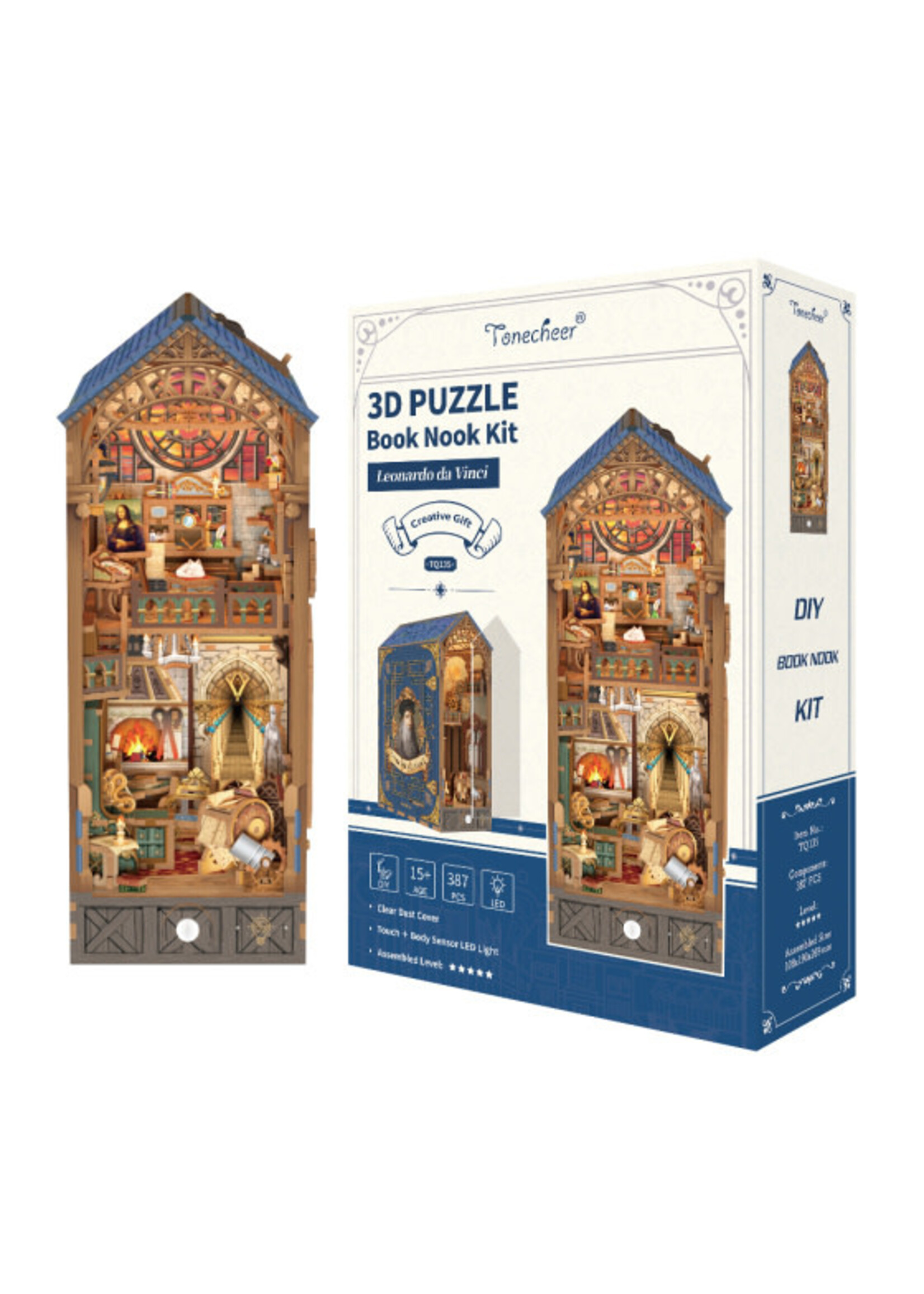 Tonecheer Tonecheer, DIY Book Nook, Leonardo da Vinci