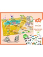 Djeco Djeco 3d stickers Savanne
