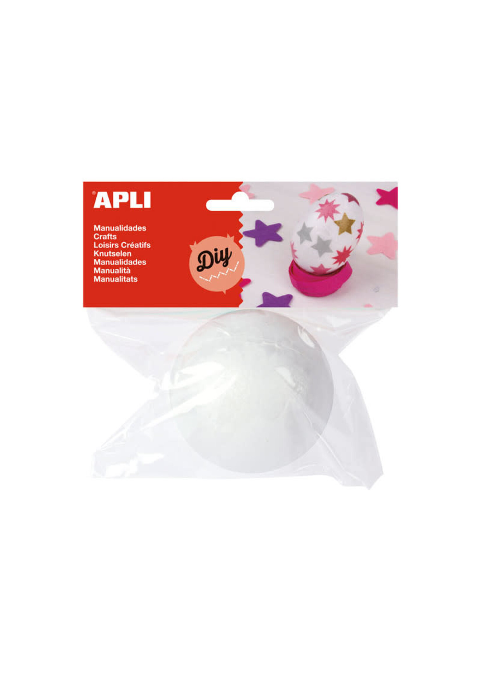 Apli Apli Piepschuim Bal 80 mm, 1 stuk