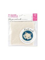 Graine Creative GC Katoenen Punch Needle Stof 25x25 cm
