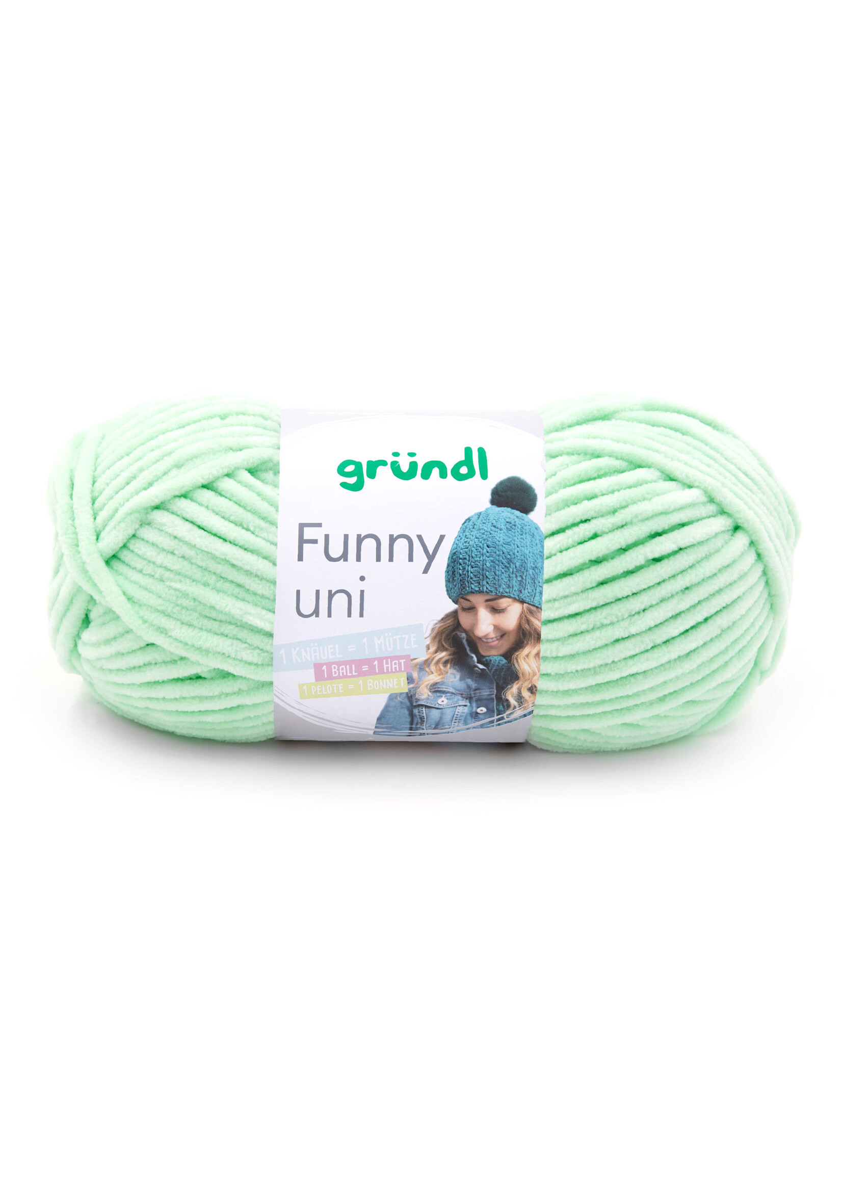 Grundl Grundl funny 100 gram, kleur 4, mint