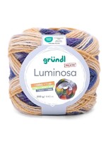 Grundl Gründl Luminosa kleur 5, zandbruin koningsblauw 200 gr