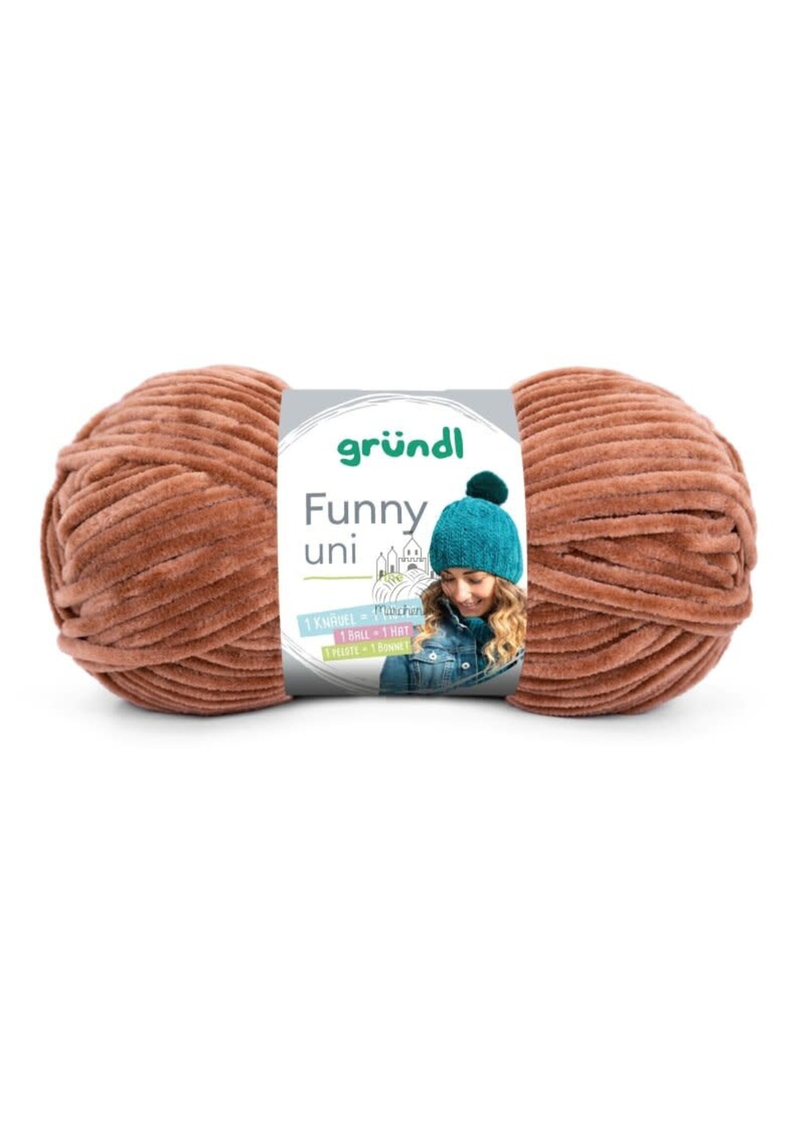Grundl Grundl funny 100 gram, kleur 26, Bruin