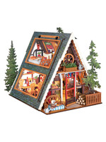 Rolife Robotime, DIY miniatuurhuis, A-Frame Cabin