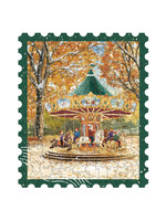 Rowood Rowood Houten Legpuzzel Kerst, Golden Autumn Carousel (200 stukjes)
