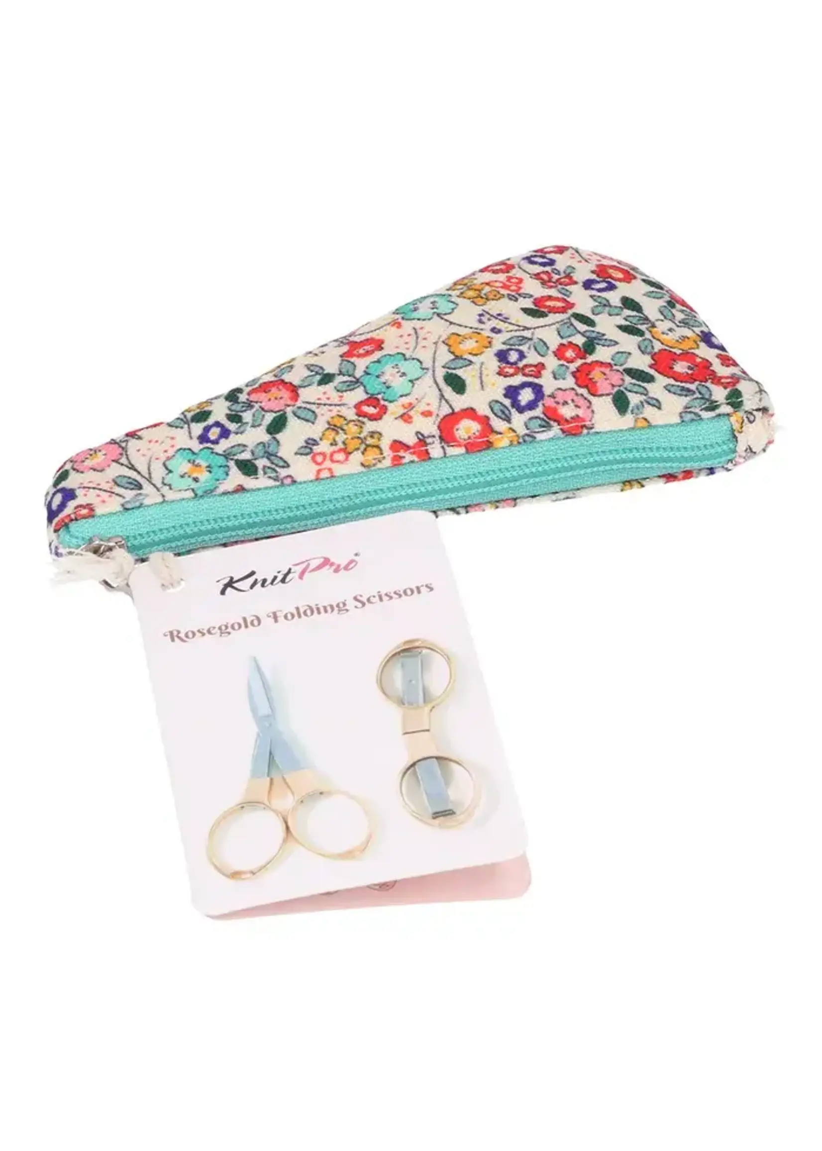 Knitpro KnitPro Opvouwbare schaar 9,6cm rosé goud