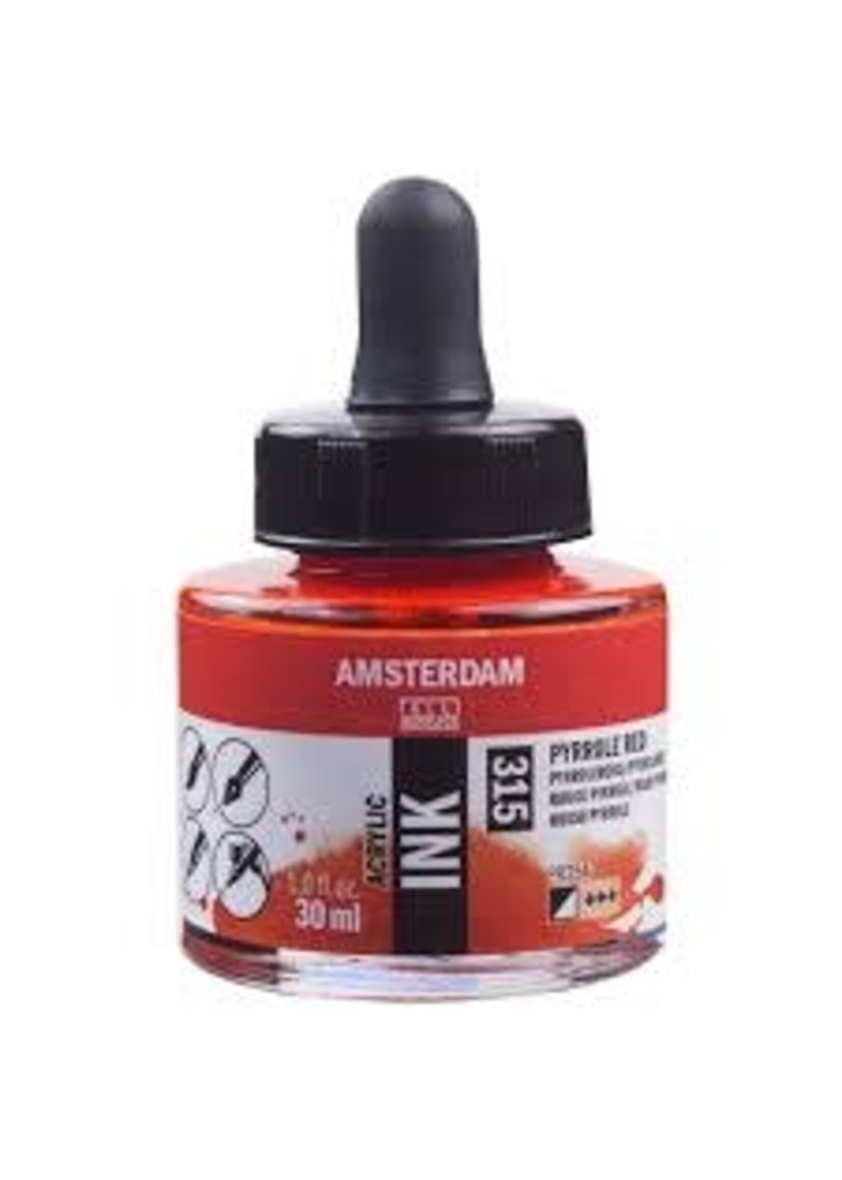 Talens Amsterdam Amsterdam Acrylinkt Fles 30 ml Reflexoranje 257