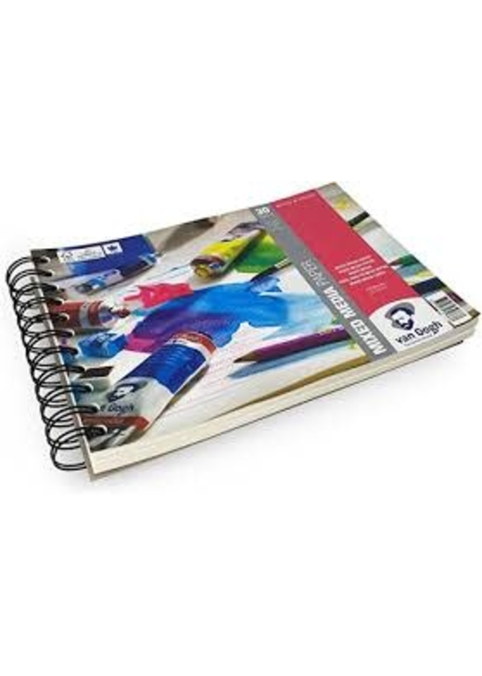 VAN GOGH Van Gogh Spiraalgebonden blok met Mix Media-papier 30 vellen 300 g formaat 29,7 x 21 cm (A4)