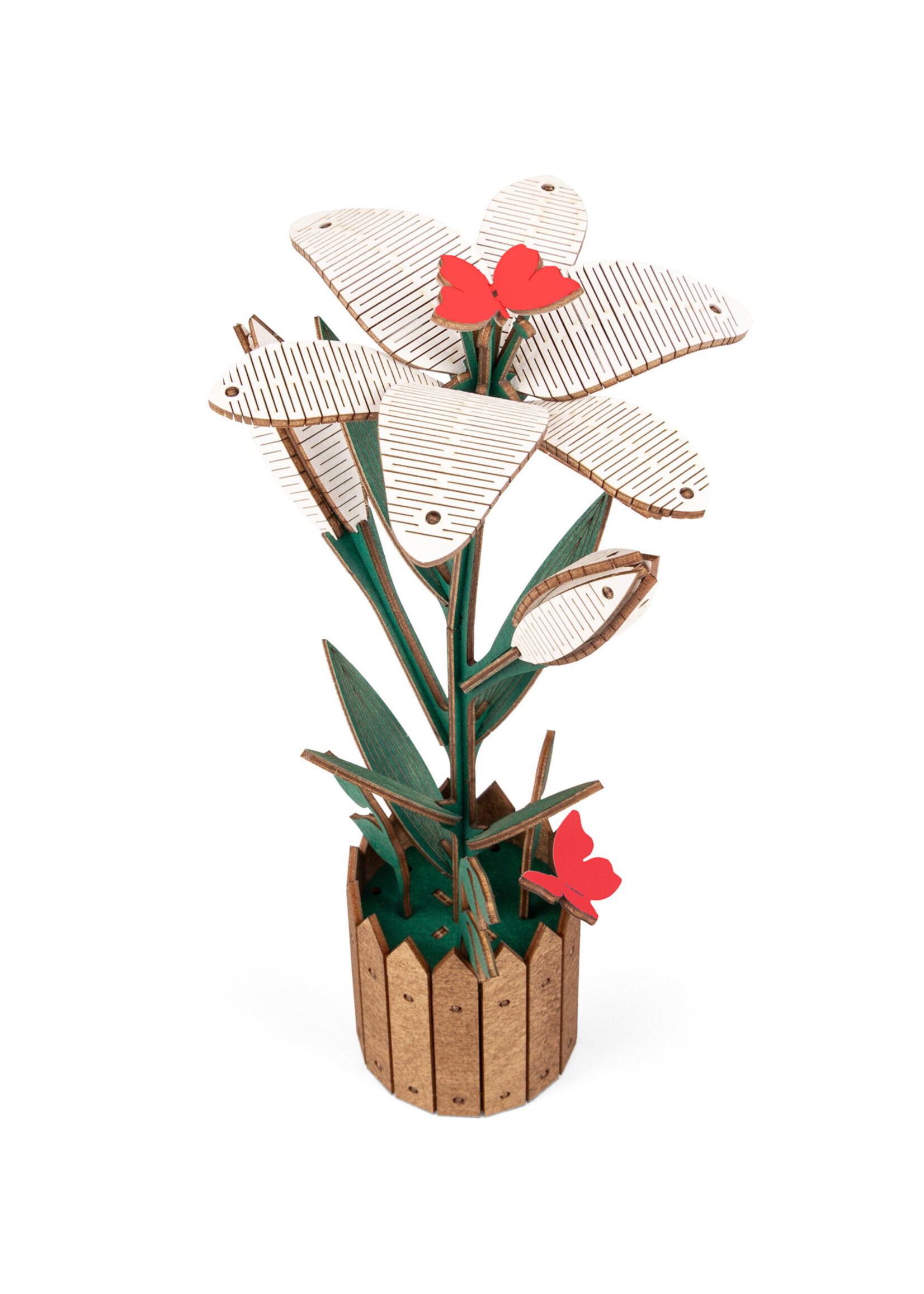 EWA Eco Wood Art (EWA), DIY Houten Bloem Lily