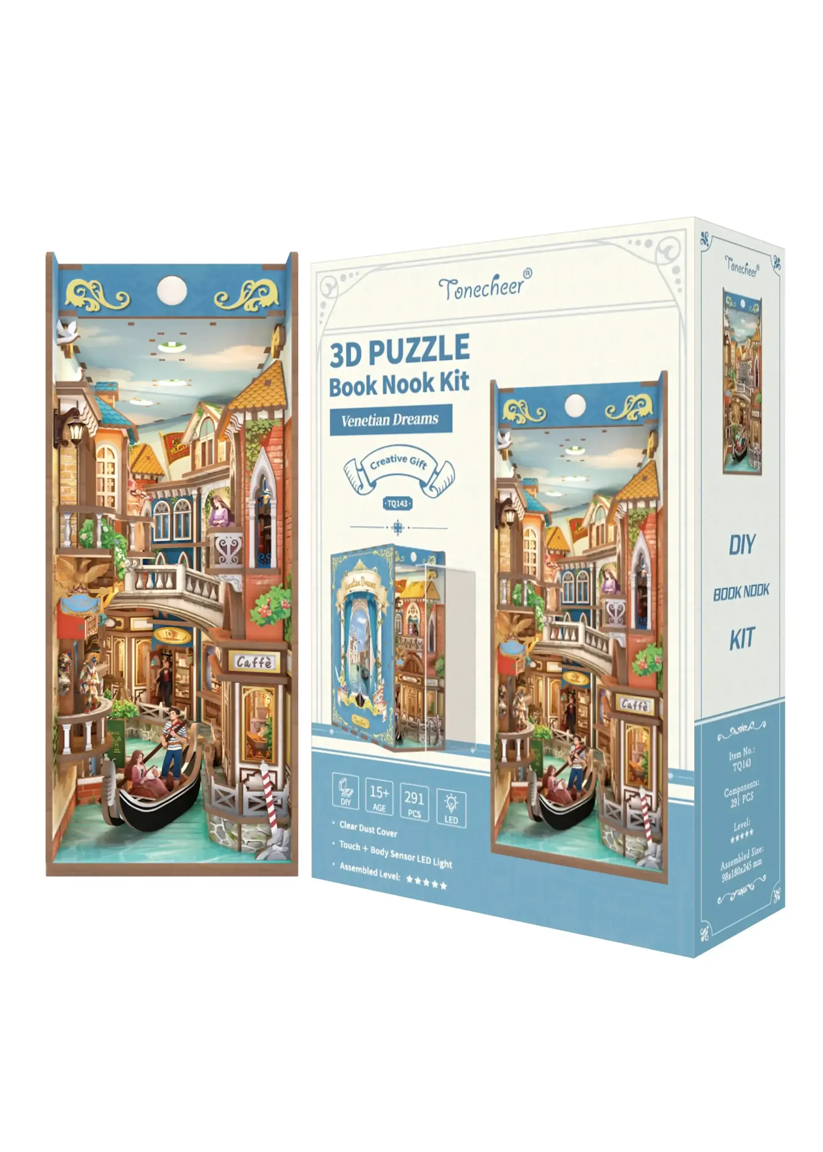 Tonecheer Tonecheer, DIY Book Nook, Venetian Dreams