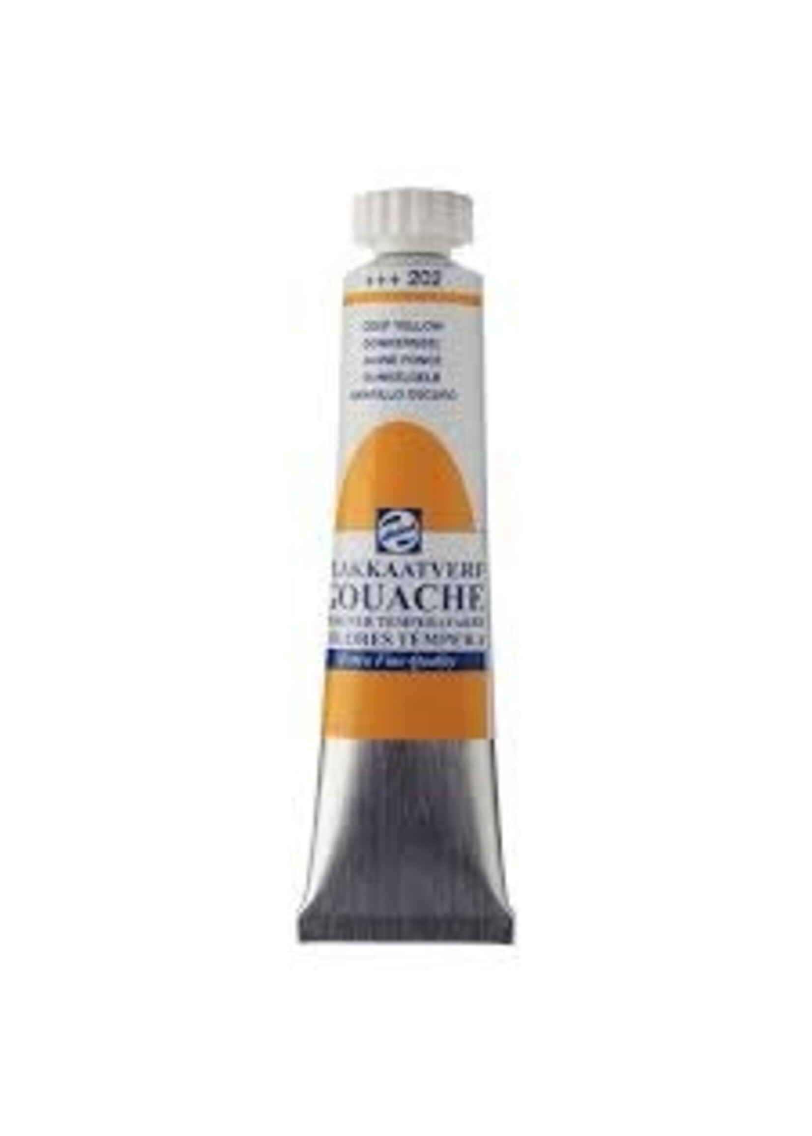 Talens Talens Gouache Extra Fine Quality Tube 20 ml Donkergeel 202