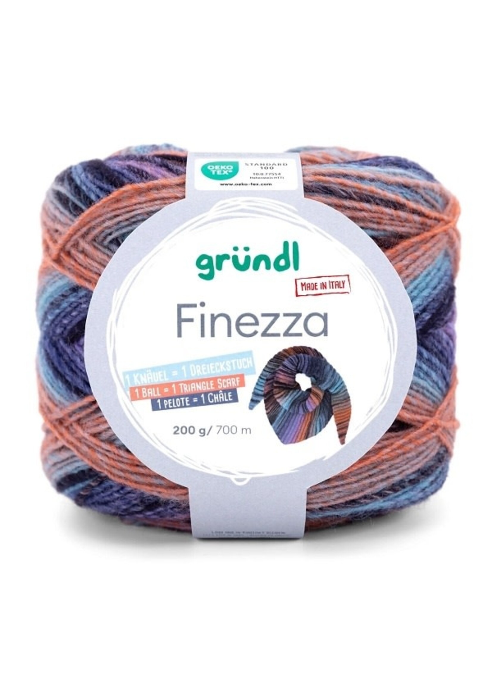 Grundl Grundl Finezza kleur 1 blauw,oranje