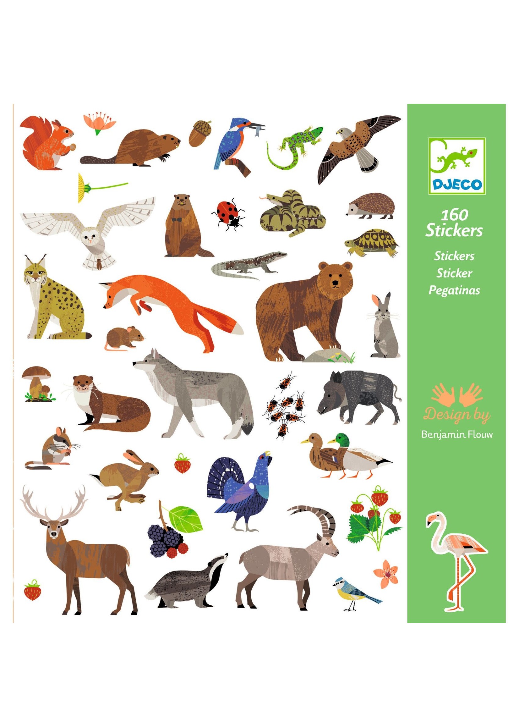 Djeco Djeco Fauna stickers (DJ09285)