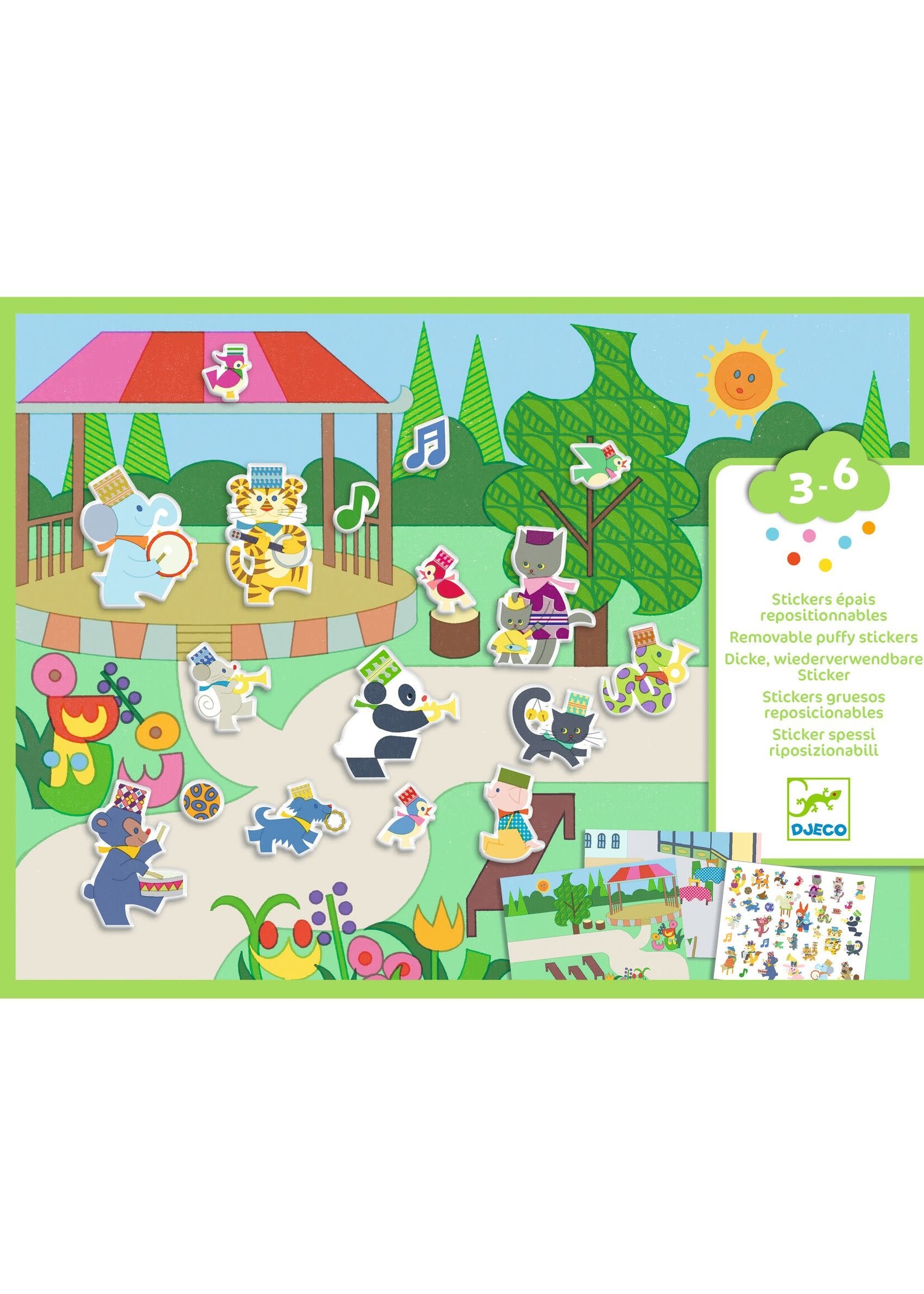 Djeco Djeco Fanfare stickervel (DJ09947)