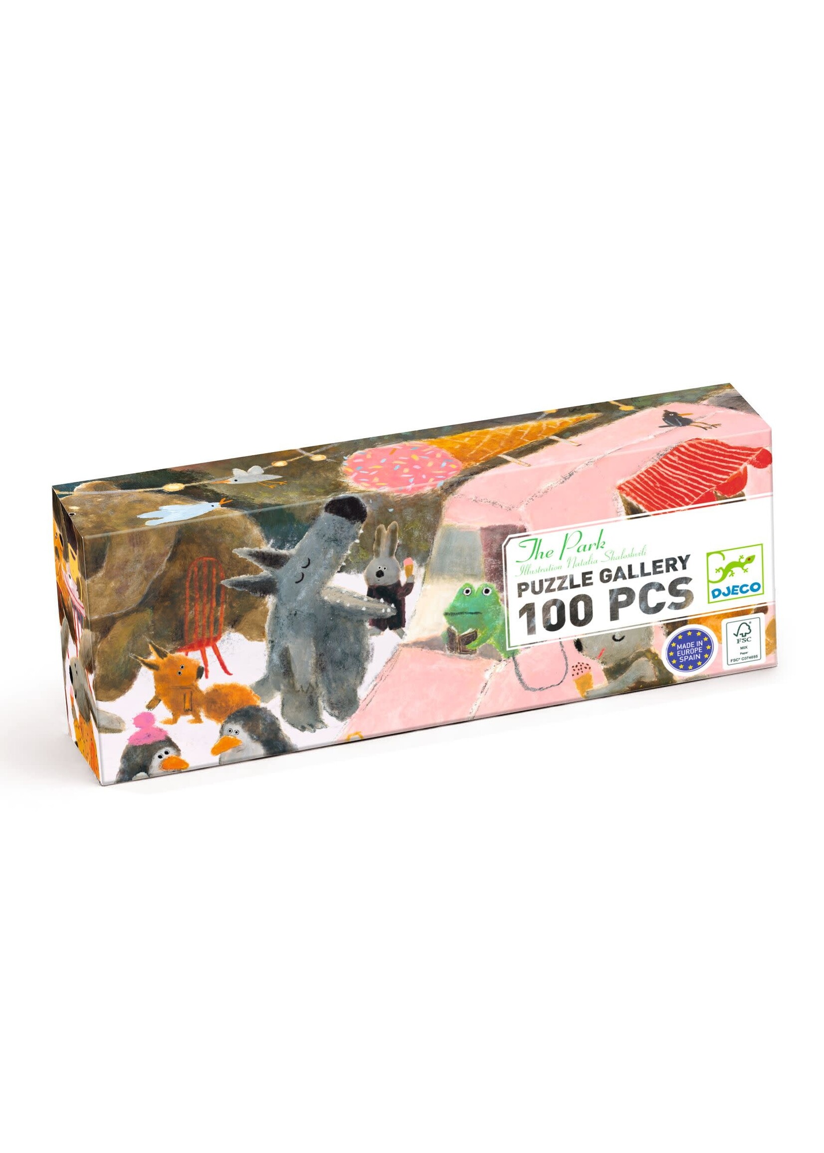 Djeco Djeco Het park puzzel poster (100 stukjes) (DJ07683)