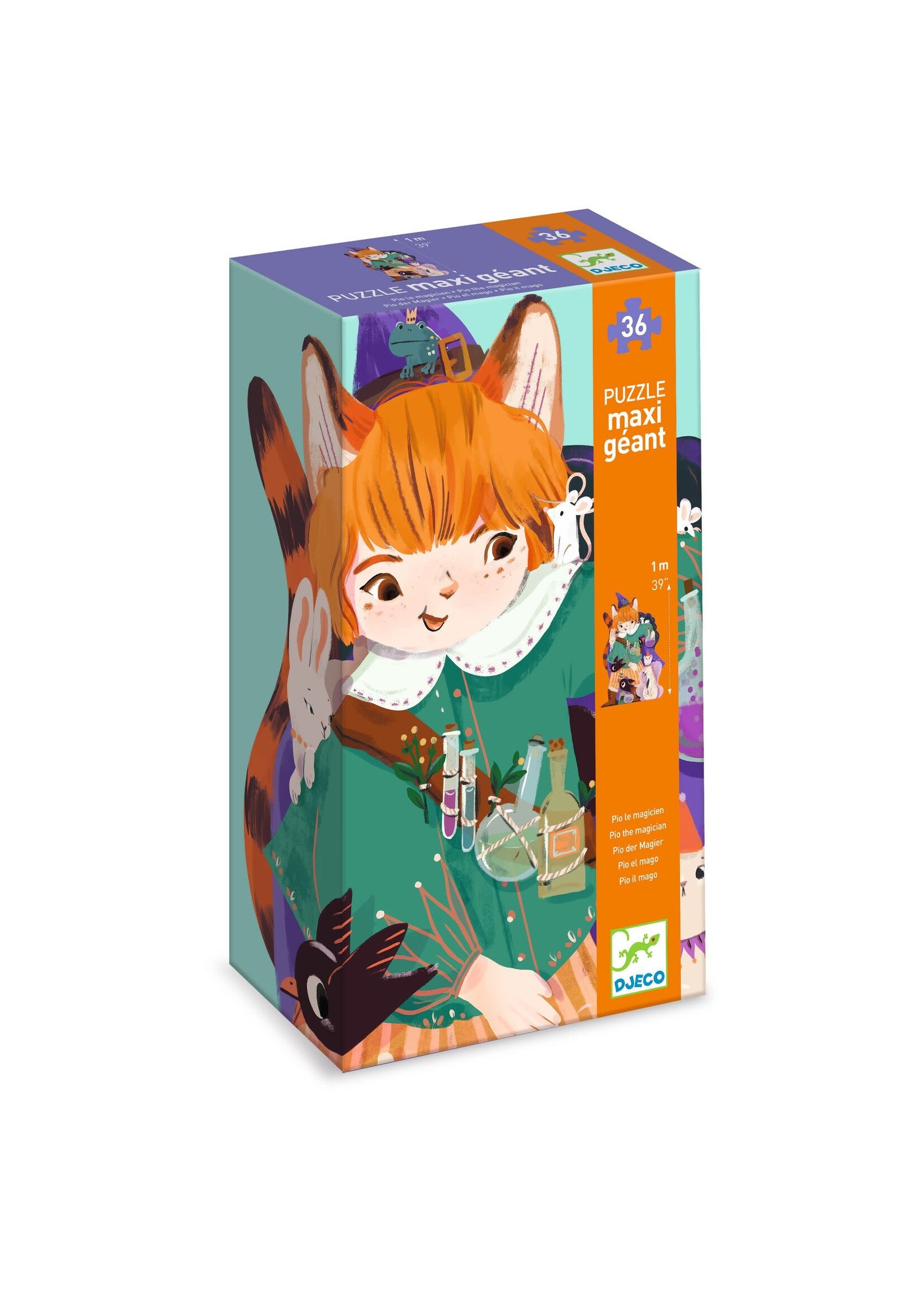 Djeco Djeco Pio de Tovenaar maxi puzzel(36 stukjes) (DJ07018)