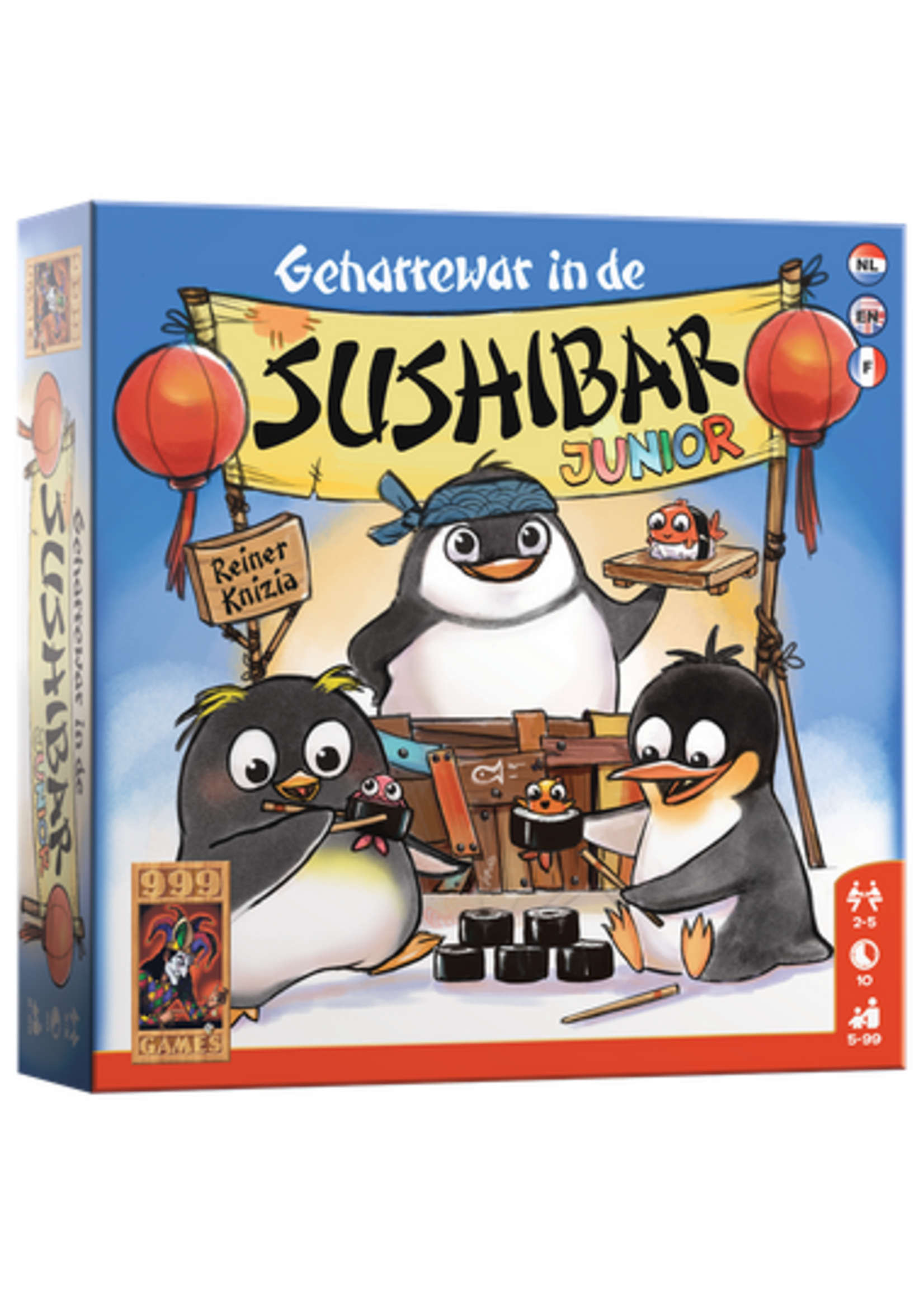 999 Games 999 games Geharrewar in de Sushibar Junior - Dobbelspel