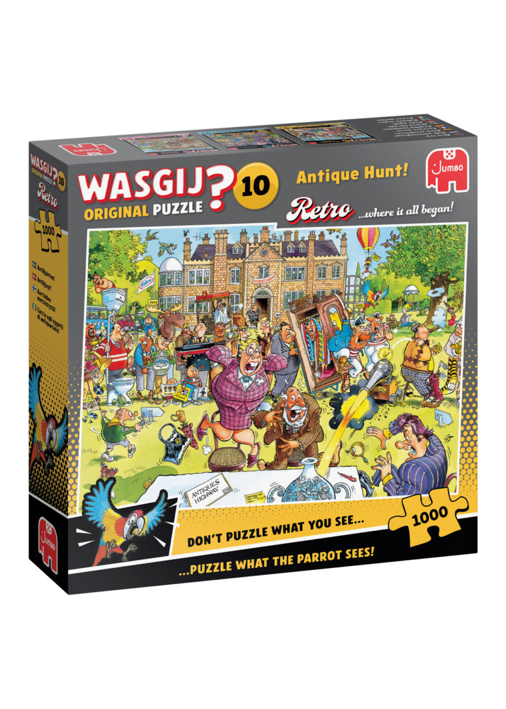 Jumbo Wasgij Retro Original 10 – Antiekjacht! (1000 stukjes)