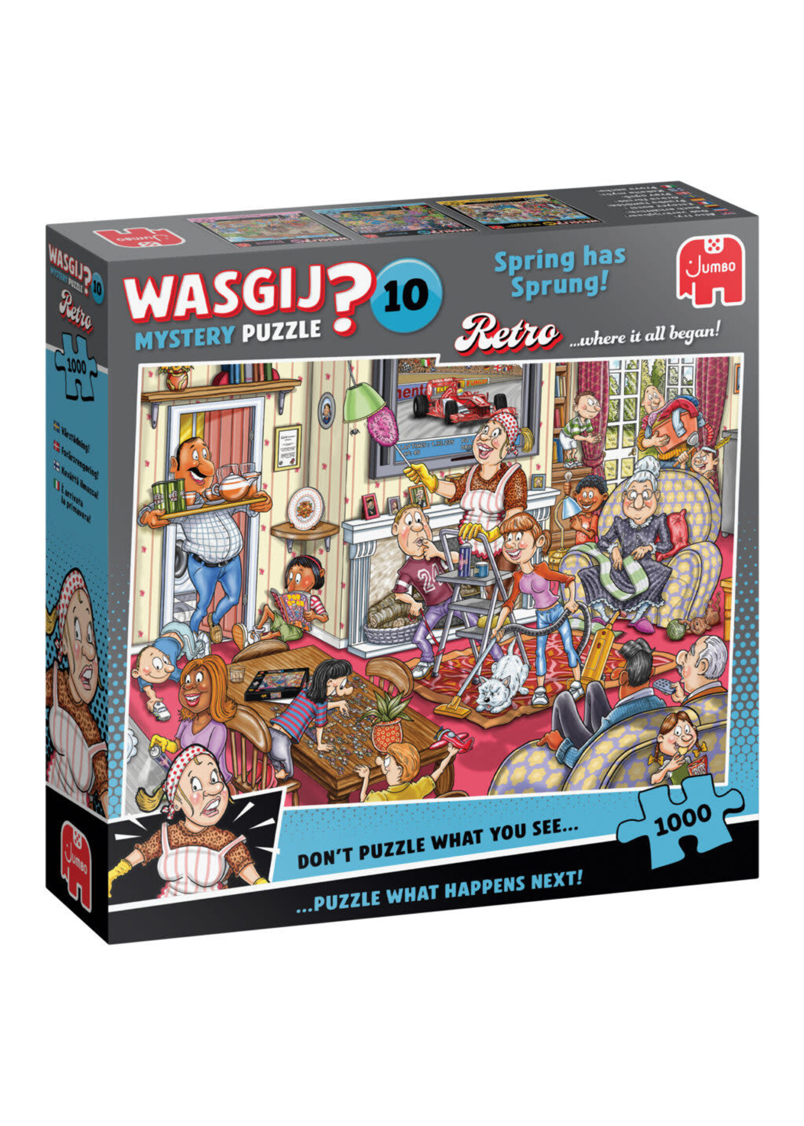 Jumbo Wasgij Retro Mystery 10- De Voorjaars-Schoonmaak (1000 stukjes)