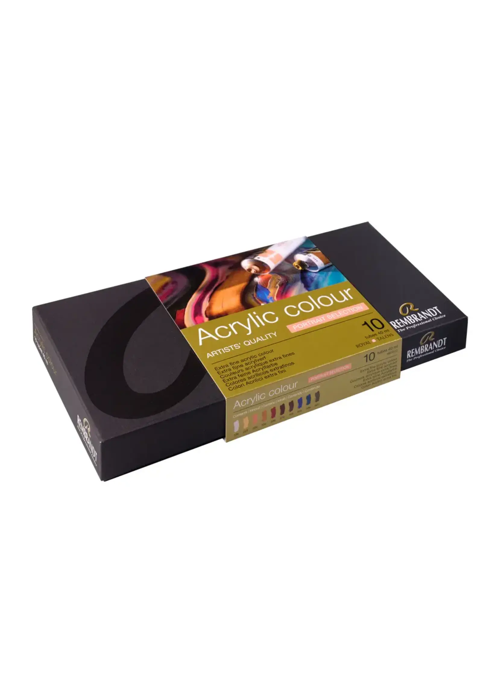 REMBRANDT Rembrandt Acrylverf set portretselectie | 10 x 40 ml